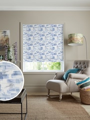Voyage Bluebell Blue Salinas Made to Measure Roman Blind - Image 1 of 6