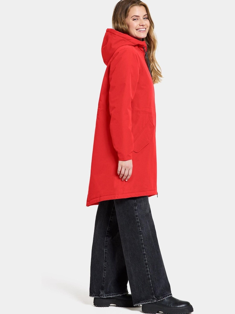 Didriksons Red Marta-Lisa Wns Parka 2 Jacket - Image 4 of 4