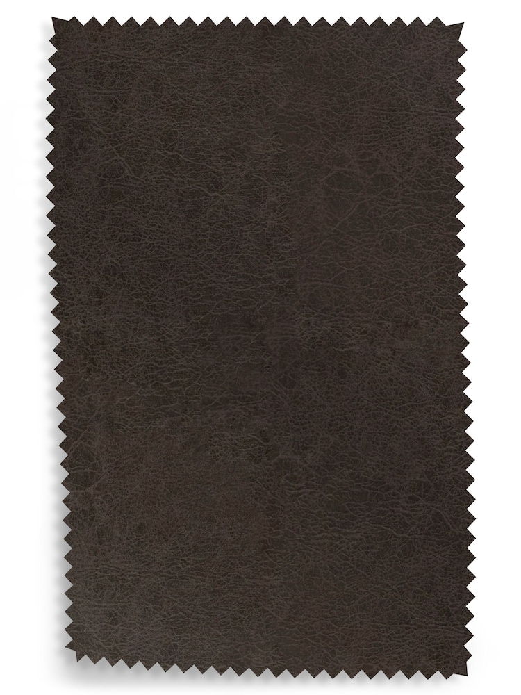 Fabric by Metre Monza Faux Leather Easy Clean Peppercorn - Image 1 of 1
