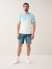 Light Blue Dip Dye T-Shirt - Image 2 of 7