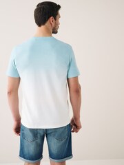 Light Blue Dip Dye T-Shirt - Image 3 of 7