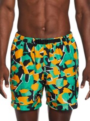 Nike Green Voyage Camo 5 Inch Swim Shorts - Image 2 of 8