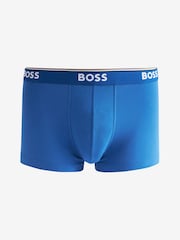 BOSS Blue/ Grey Power Trunks 3 Pack - Image 2 of 12