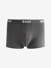 BOSS Blue/ Grey Power Trunks 3 Pack - Image 3 of 12