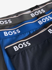 BOSS Blue/ Grey Power Trunks 3 Pack - Image 6 of 12