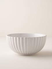 Truly Grey Small Fluted Serving Bowl - Image 2 of 2