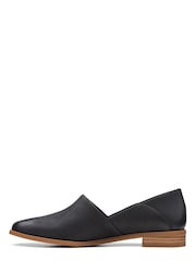 Clarks Black Leather Pure Belle Shoes - Image 2 of 7