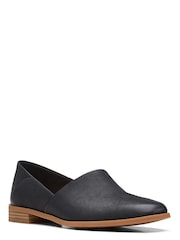 Clarks Black Leather Pure Belle Shoes - Image 3 of 7
