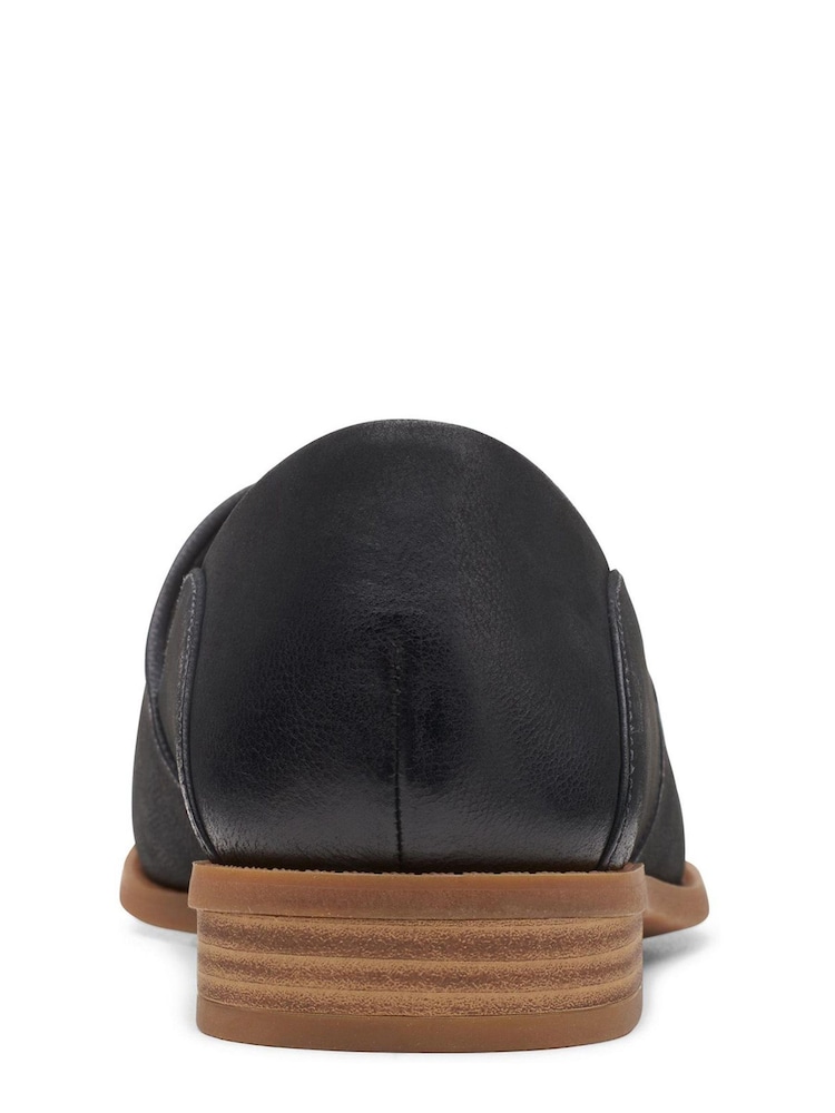Clarks Black Leather Pure Belle Shoes - Image 6 of 7