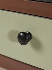 Pacific Sage Green Loft Pine Wood 6 Drawer Unit - Image 4 of 4