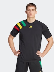 adidas Dark Black Fortore 23 Jersey - Image 1 of 8