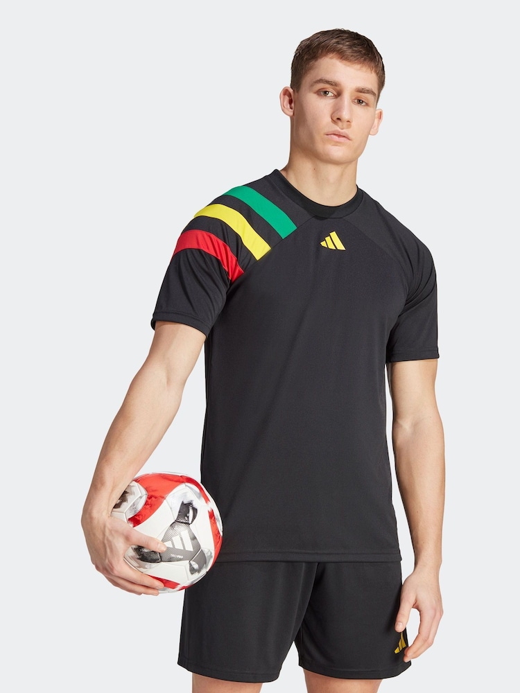 adidas Dark Black Fortore 23 Jersey - Image 2 of 8