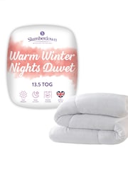 Slumberdown Warm Nights Soft Cosy White Duvet - Image 4 of 4