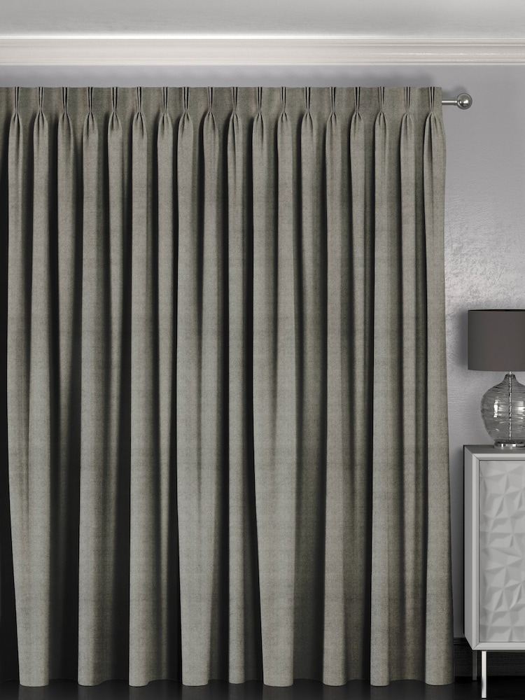 Ghost Grey Paso Made To Measure Curtains - Image 2 of 9