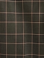Braun - Karierte Hose mit Besatz - Bild 6 von 6