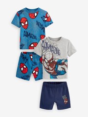 Spider-Man Short Pyjamas 2 Pack (12mths-12yrs) - Image 1 of 2