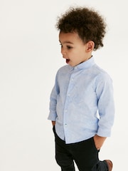 Blau gemustert - Langärmeliges Smart-Shirt (3 Monate – 7 Jahre) - Bild 5 von 8