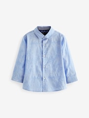 Blau gemustert - Langärmeliges Smart-Shirt (3 Monate – 7 Jahre) - Bild 6 von 8