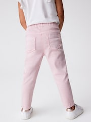 Pink 1 Pack Elasticated Waist Jeggings (3mths-7yrs) - Image 3 of 6