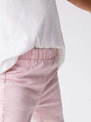 Pink 1 Pack Elasticated Waist Jeggings (3mths-7yrs) - Image 4 of 6