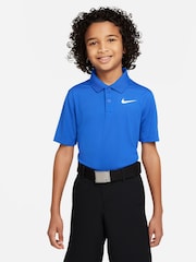 Nike Blue Golf Polo Shirt - Image 1 of 5