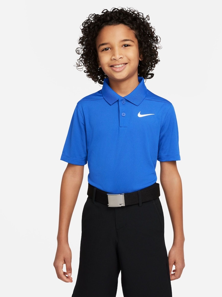 Nike Blue Golf Polo Shirt - Image 1 of 5