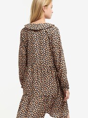 Barbour® Navy Blue Printed Apia Starling Peplum Dress - Image 1 of 5