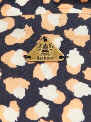Barbour® Navy Blue Printed Apia Starling Peplum Dress - Image 5 of 5