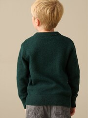 Angel & Rocket Green Erik Novelty Knit Jumper - Image 5 of 7