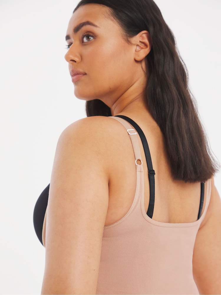 Simply Be Nude/Almond Magisculpt Wear Your Own Bra Seamfree Control Slip - Image 4 of 4