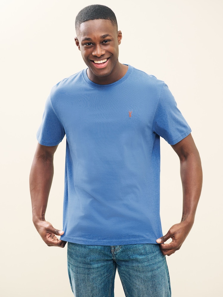 Blue/Stone/Green/Purple Regular Fit T-Shirts 4 Pack - Image 10 of 12