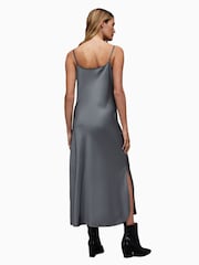AllSaints Grey Hadley Dress - Image 2 of 7