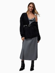 AllSaints Grey Hadley Dress - Image 5 of 7
