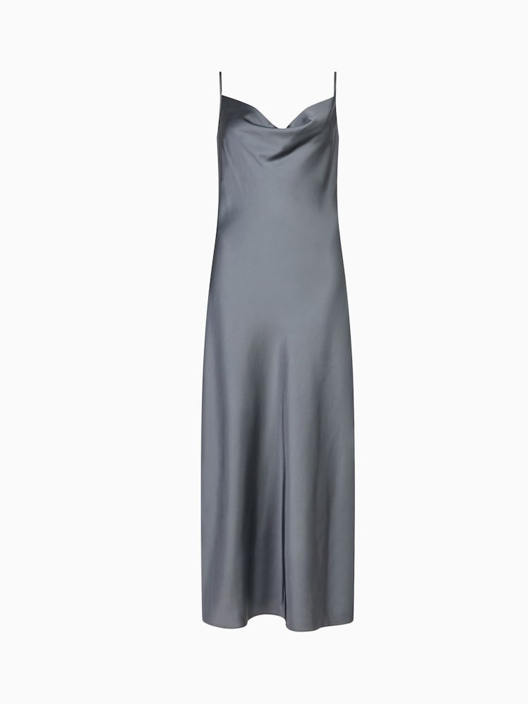 AllSaints Grey Hadley Dress - Image 7 of 7