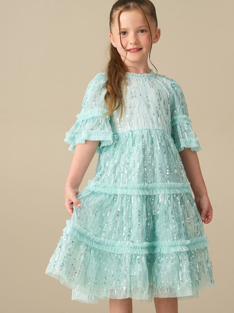 Зелений - Angel & Rocket Penny Sequin Dress - Image 1 of 5