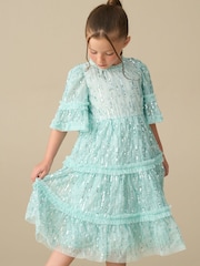 Зелений - Angel & Rocket Penny Sequin Dress - Image 4 of 5