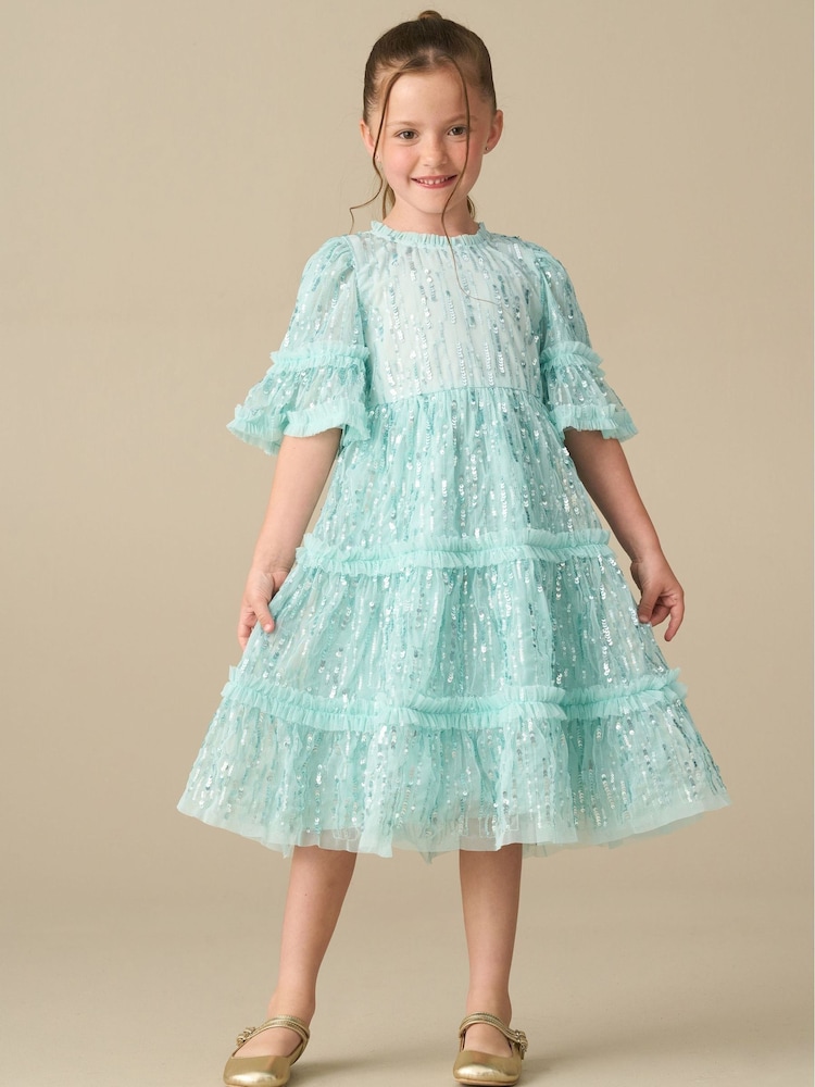 Зелений - Angel & Rocket Penny Sequin Dress - Image 5 of 5