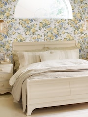 Laura Ashley Gold Pembrey A4 Wallpaper Sample - Image 1 of 2