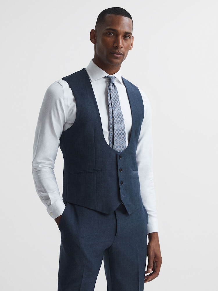 Chaleco entallado con herradura de zapa Ease de Reiss - Imagen 1 de 7 Chaleco entallado con herradura de zapa Ease de Reiss - Imagen 1 de 7