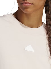 adidas Pink Future Icons 3-stripes Sweatshirt - Image 3 of 6