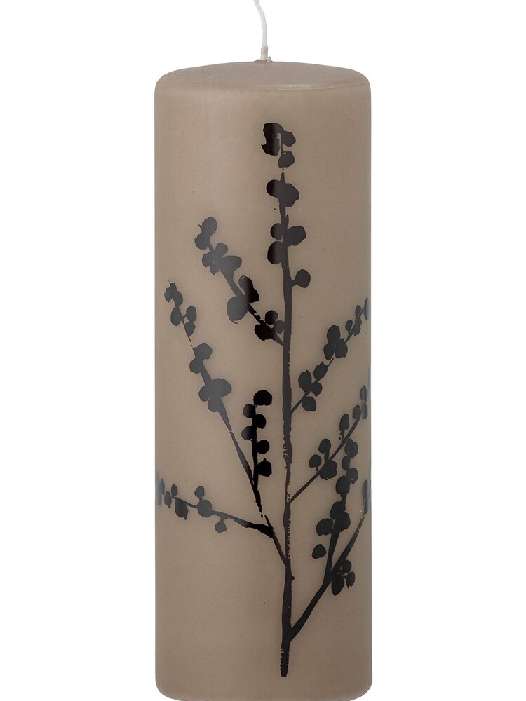 Bloomingville Natural Flower Pillar Candle - Image 3 of 3