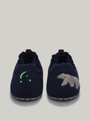 The White Company Blue Bear Slippers - Image 3 of 4