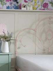 Laura Ashley Blush Somerset Metal Bed Frame - Image 5 of 10