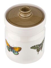 Portmeirion White Botanic Garden Harmony Canister 14cm - Image 5 of 5