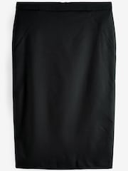 Black Tailored Midi Pencil Skirt - Image 5 of 5