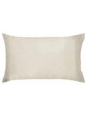 Morris & Co Cream Ivory Mulberry Silk Housewife Pillowcase - Image 4 of 4