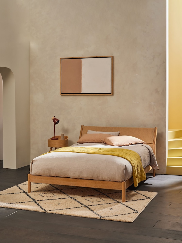MADE.COM Natural Kali Bed in Oak - Image 1 of 4