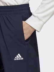 adidas Blue Sportswear AEROREADY Essentials Stanford Open Hem Joggers - Image 4 of 6