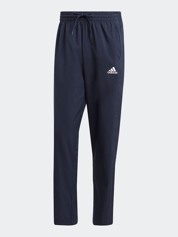 adidas Blue Sportswear AEROREADY Essentials Stanford Open Hem Joggers - Image 6 of 6