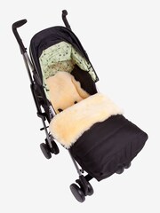 JoJo Maman Bébé Cream Lamb Fleece Buggy Snuggler - Image 1 of 3